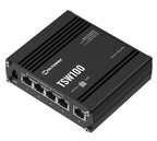 Teltonika TSW100 Industrial Unmanaged Gigabit PoE+ Switch Teltonika