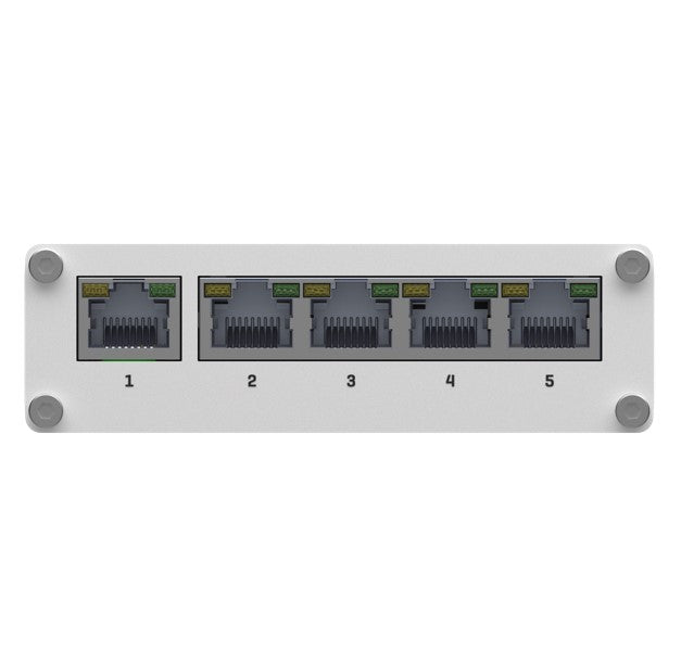 Teltonika TSW110: 5-Port Industrial Unmanaged Gigabit Ethernet Switch Teltonika