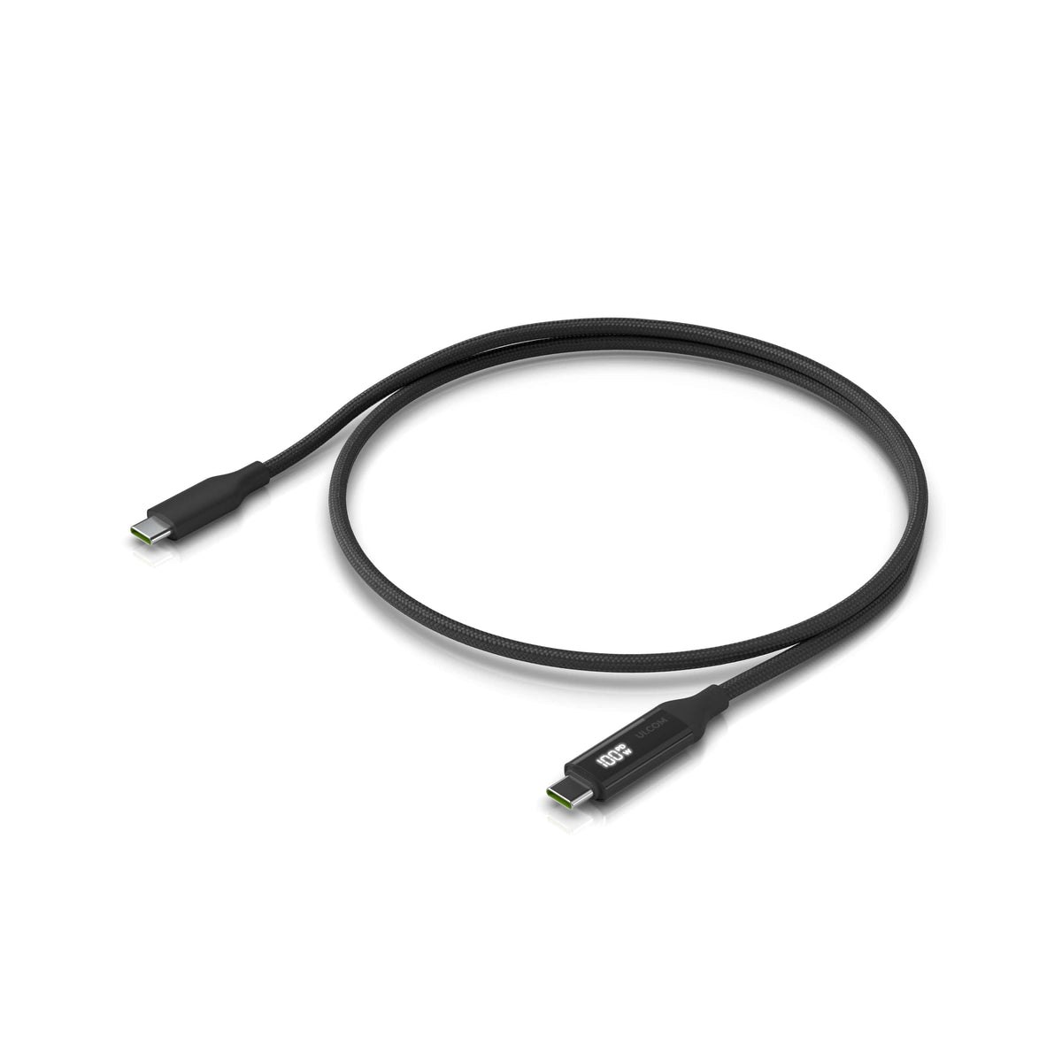 Ubiquiti 100W USB-C Cable with Power Meter & Braided Design Ubiquiti