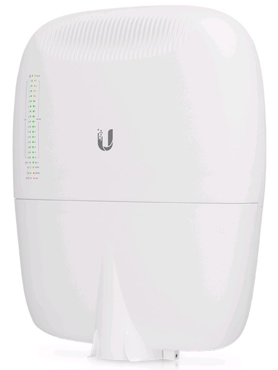 Ubiquiti EdgePoint S16, 16 Port PoE Outdoor WISP Switch - 4x 54v/24v PoE Ports, 12x 802.3af 48v PoE - EP-S16