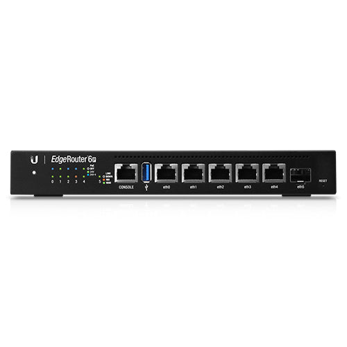 Ubiquiti EdgeRouter 6 PoE (ER-6P) - Fanless Gigabit PoE Router Ubiquiti