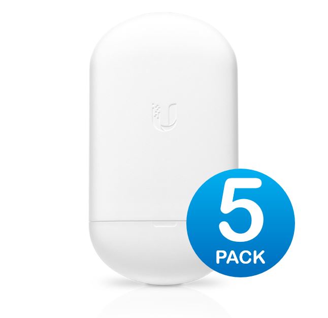 Ubiquiti NanoStation LocoAC 5GHz Outdoor WiFi CPE - 5 Pack Ubiquiti