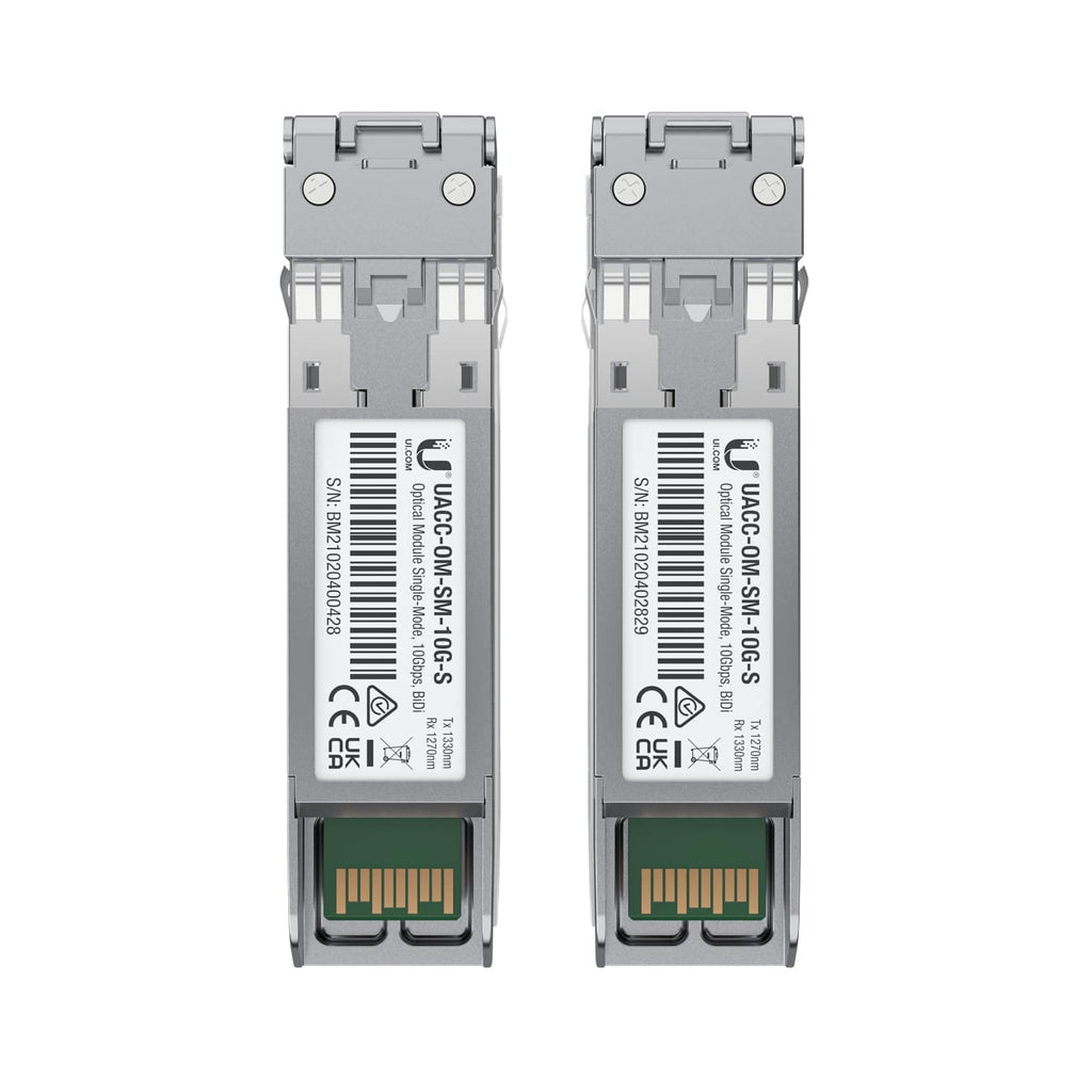 Ubiquiti UniFi 10G Single-Mode SFP+ Optical Module - 2 Pack Ubiquiti
