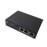 Tycon Power, TP-SW3G, 3 Port GigE 802.3af/at PoE Unmanaged Switch, 802.3af/at or Passive PoE 2/4pair Input, Du