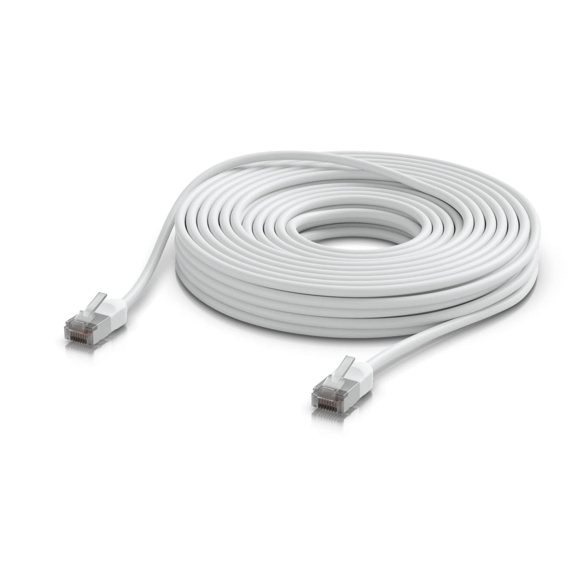 Ubiquiti UniFi Premium Patch Cable Outdoor, 15M, White, Ultra-thin, Rugged, Shielded Patch - Ubiquiti UACC-Cable-Patch-Outdoo