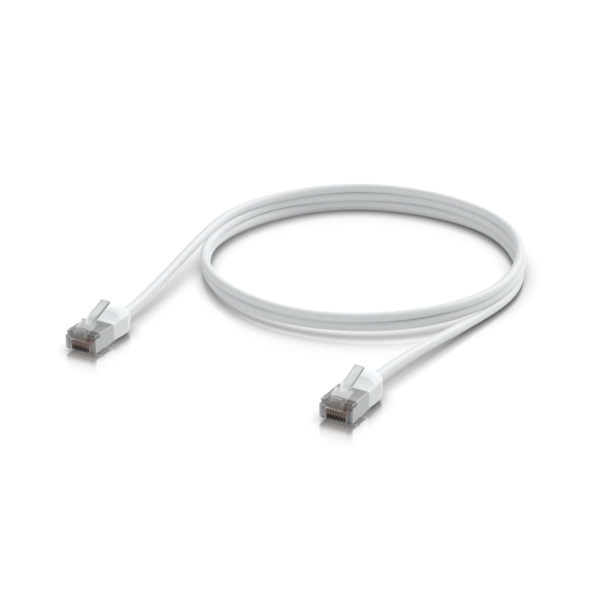 Ubiquiti UniFi Premium Patch Cable Outdoor, 1M, White, Ultra-thin, Rugged, Shielded Patch, Designed - Ubiquiti UACC-Cable-Pat