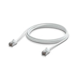Ubiquiti UniFi Premium Patch Cable Outdoor, 2M, White, Ultra-thin, Rugged, Shielded Patch, Designed - Ubiquiti UACC-Cable-Pat