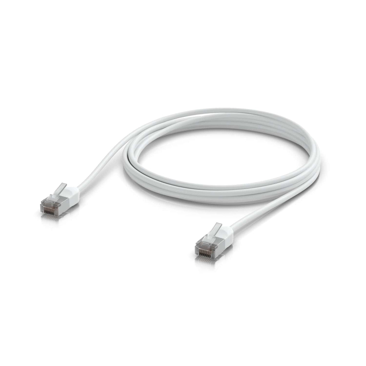 Ubiquiti UniFi Premium Patch Cable Outdoor, 2M, White, Ultra-thin, Rugged, Shielded Patch, Designed - Ubiquiti UACC-Cable-Pat