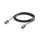 Ubiquiti UniFi Premium Patch Cable Outdoor, 3M,Black,Ultra-Thin, Rugged, Shielded Patch, Optimize - Ubiquiti UACC-Cable-Patch