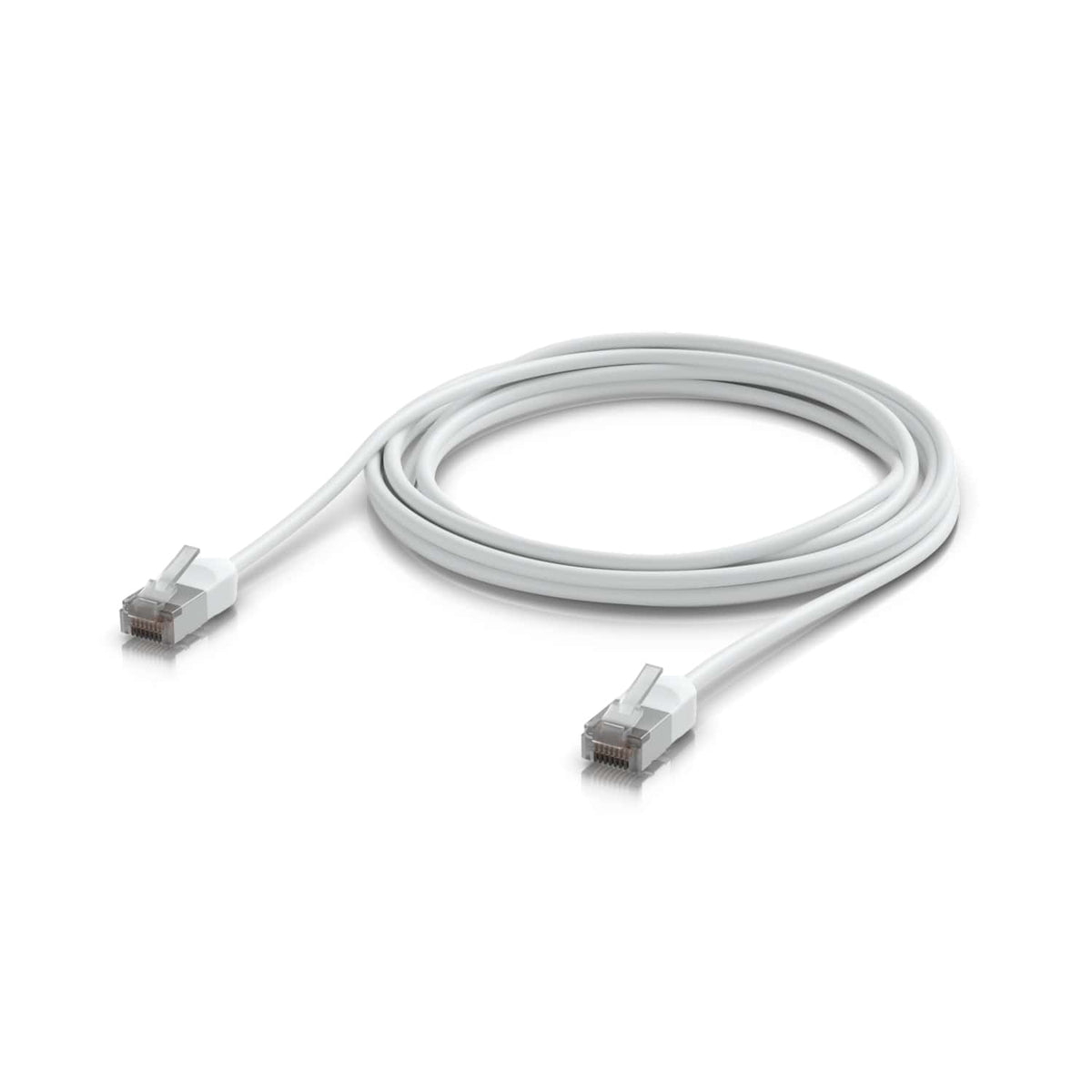 Ubiquiti UniFi Premium Patch Cable Outdoor, 5M, White, Ultra-thin, Rugged, Shielded Patch, Designed - Ubiquiti UACC-Cable-Pat