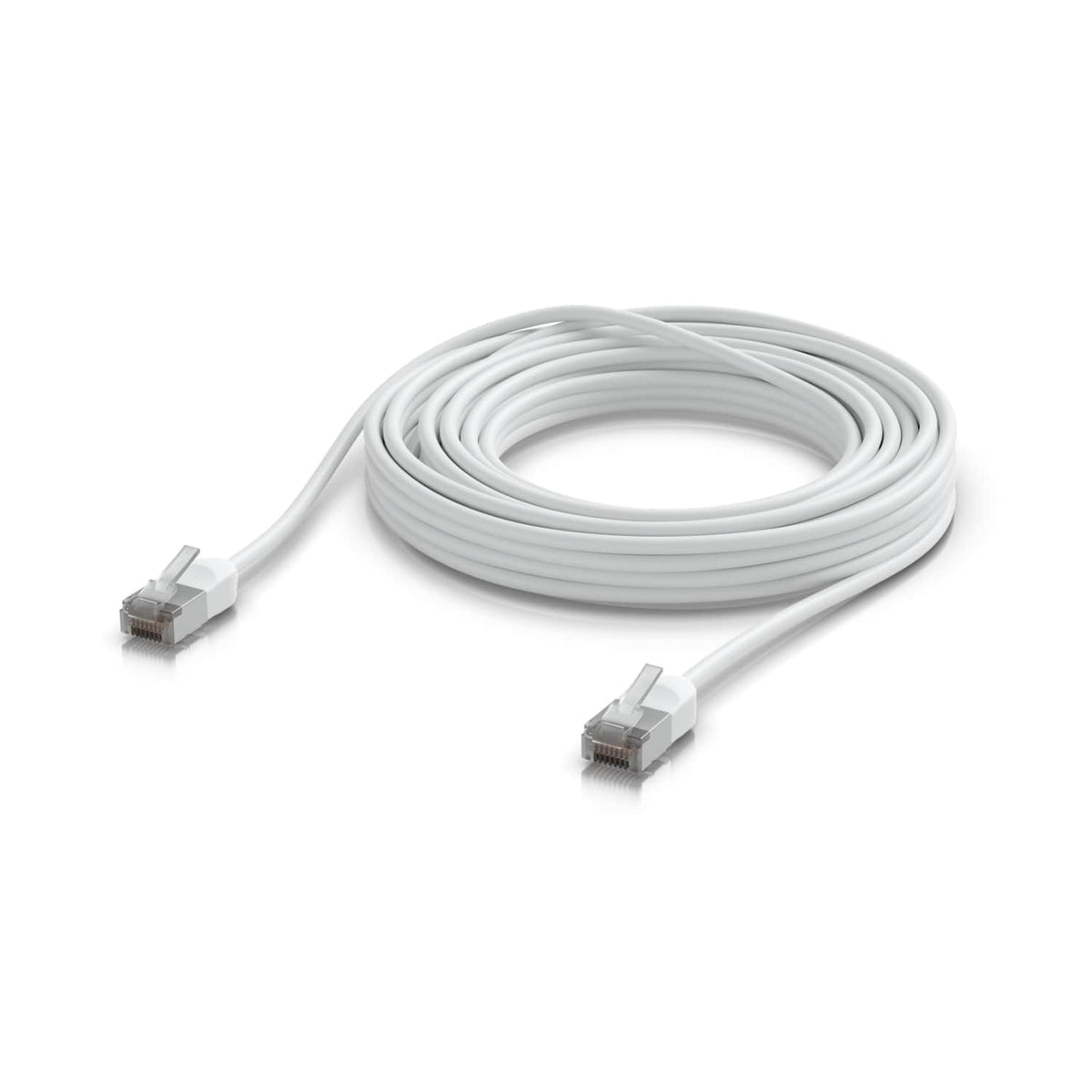 Ubiquiti UniFi Premium Patch Cable Outdoor, 8M, White, Ultra-thin, Rugged, Shielded Patch, Designed - Ubiquiti UACC-Cable-Pat