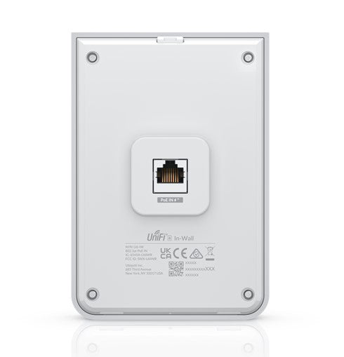 Ubiquiti UniFi U6-IW In-Wall WiFi 6 AP w/ PoE Switch Ubiquiti