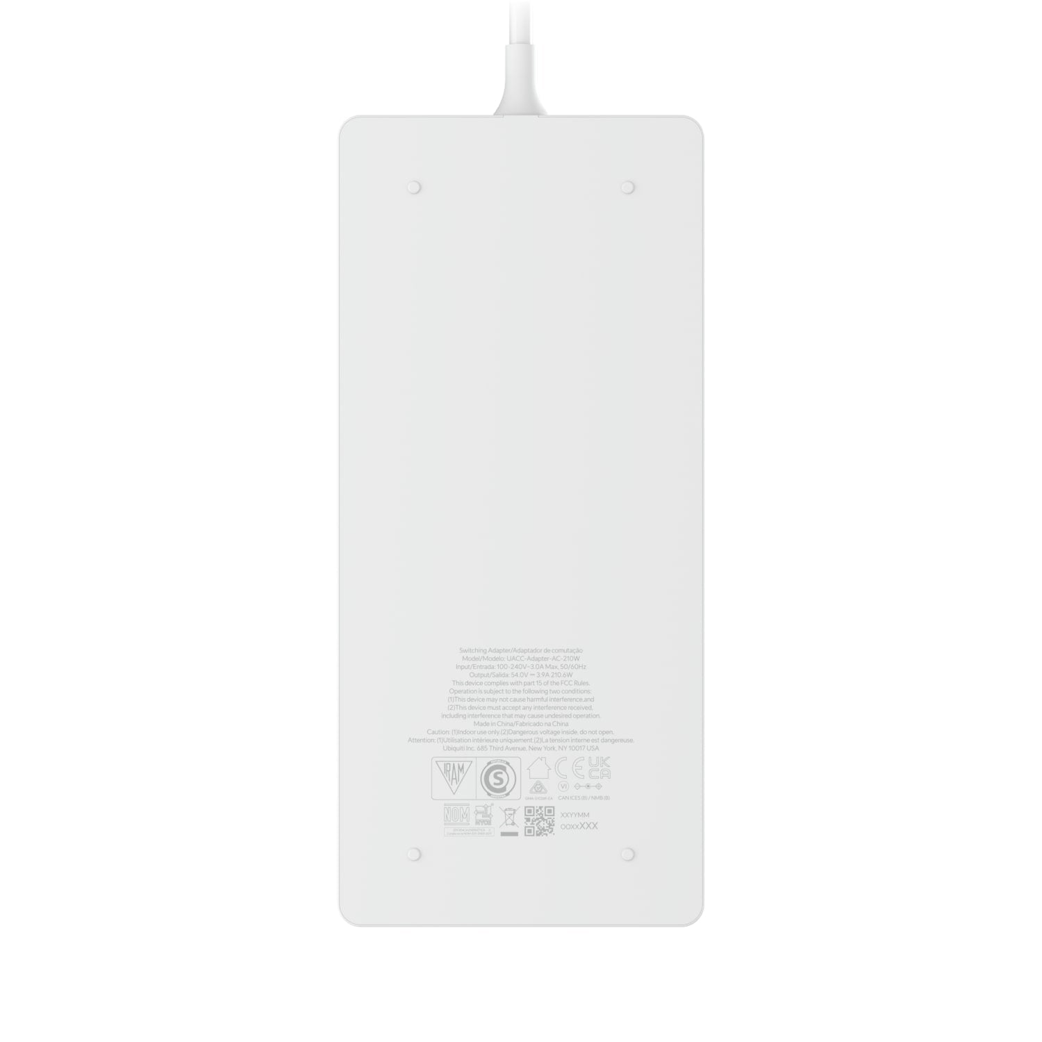 Ubiquiti 210W AC Power Adapter for PoE & UISP Switches Ubiquiti