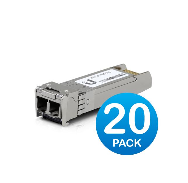 Ubiquiti UniFi 10Gbps Multi-Mode SFP+ Module (20-Pack) Ubiquiti