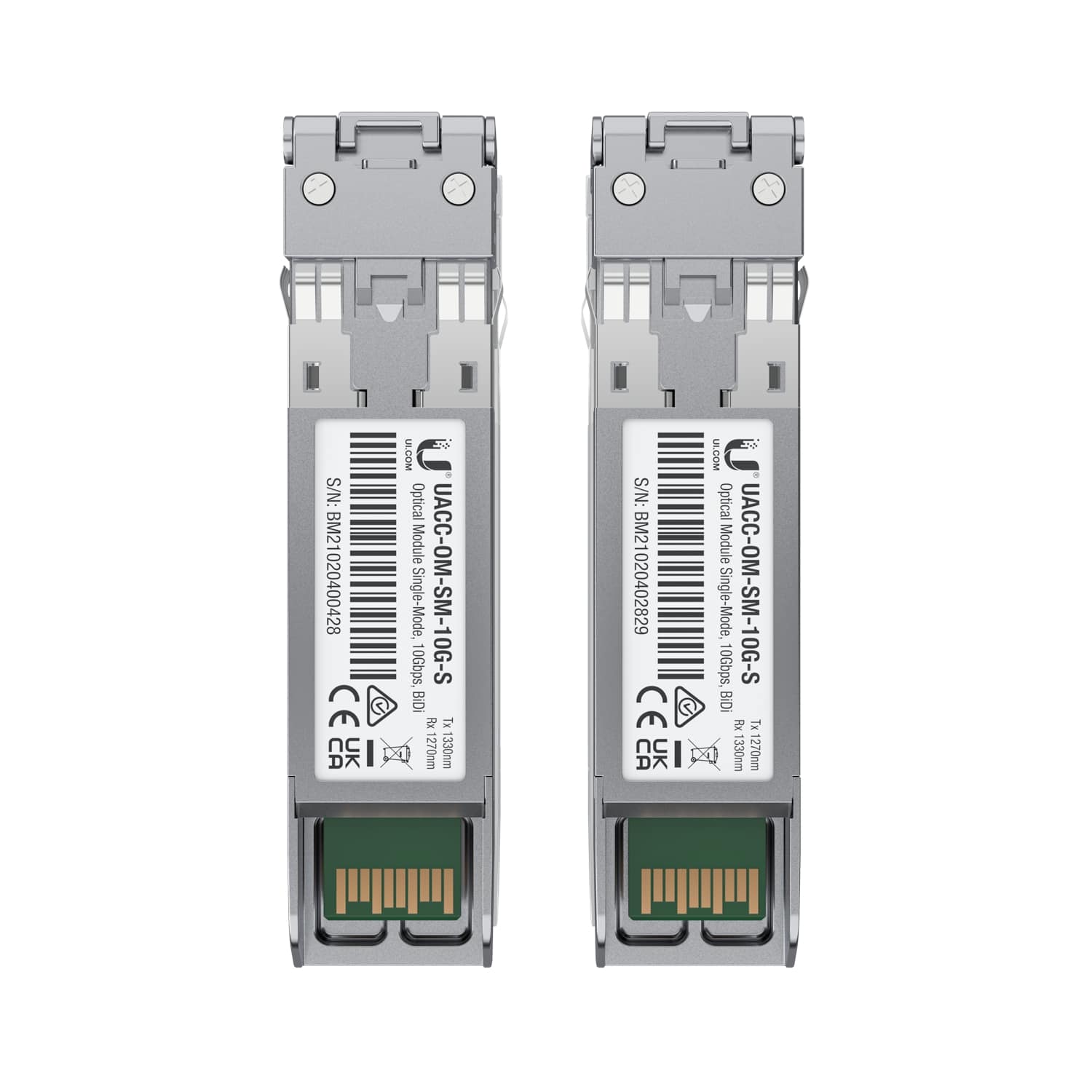 Ubiquiti UniFi 10G Single-Mode SFP+ Transceiver (2-Pack) Ubiquiti