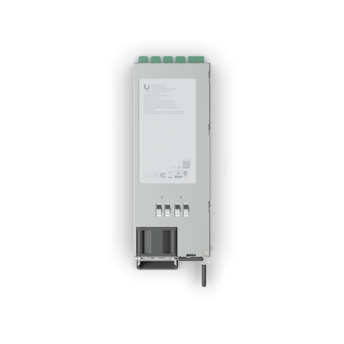 Ubiquiti Hot-Swappable Power Module (1,200W), 1,200W (54V) AC-to-DC Power Supply, Included Power Cab - UACC-PSU-54V-1200W