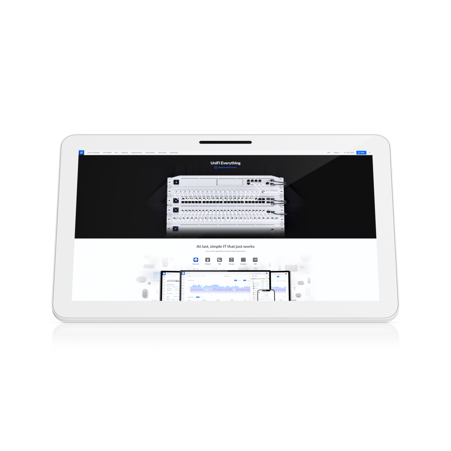 Ubiquiti Connect 21.5 Full HD PoE++ Touchscreen Display Ubiquiti