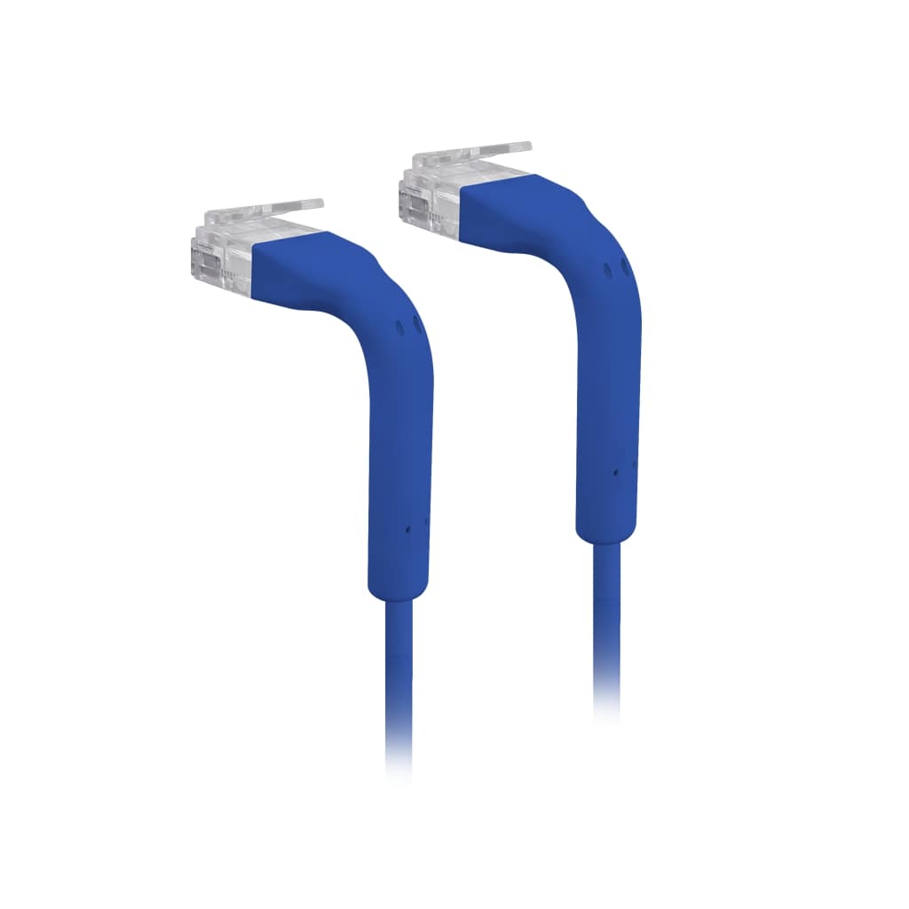 Ubiquiti UniFi Patch Cable,Length .3m,Blue,Ultra-thin patch cable with GbE support and flexible - Ubiquiti U-Cable-Patch-0.3M