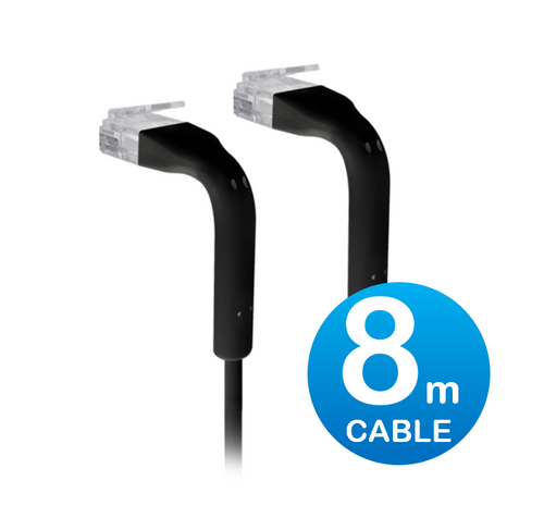 8m Ultra-Thin Bendable Cat6 Ethernet Cable - Fluke Tested Ubiquiti