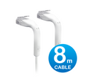 Ubiquiti UniFi 8m White Ultra-Thin Cat6 Patch Cable Ubiquiti