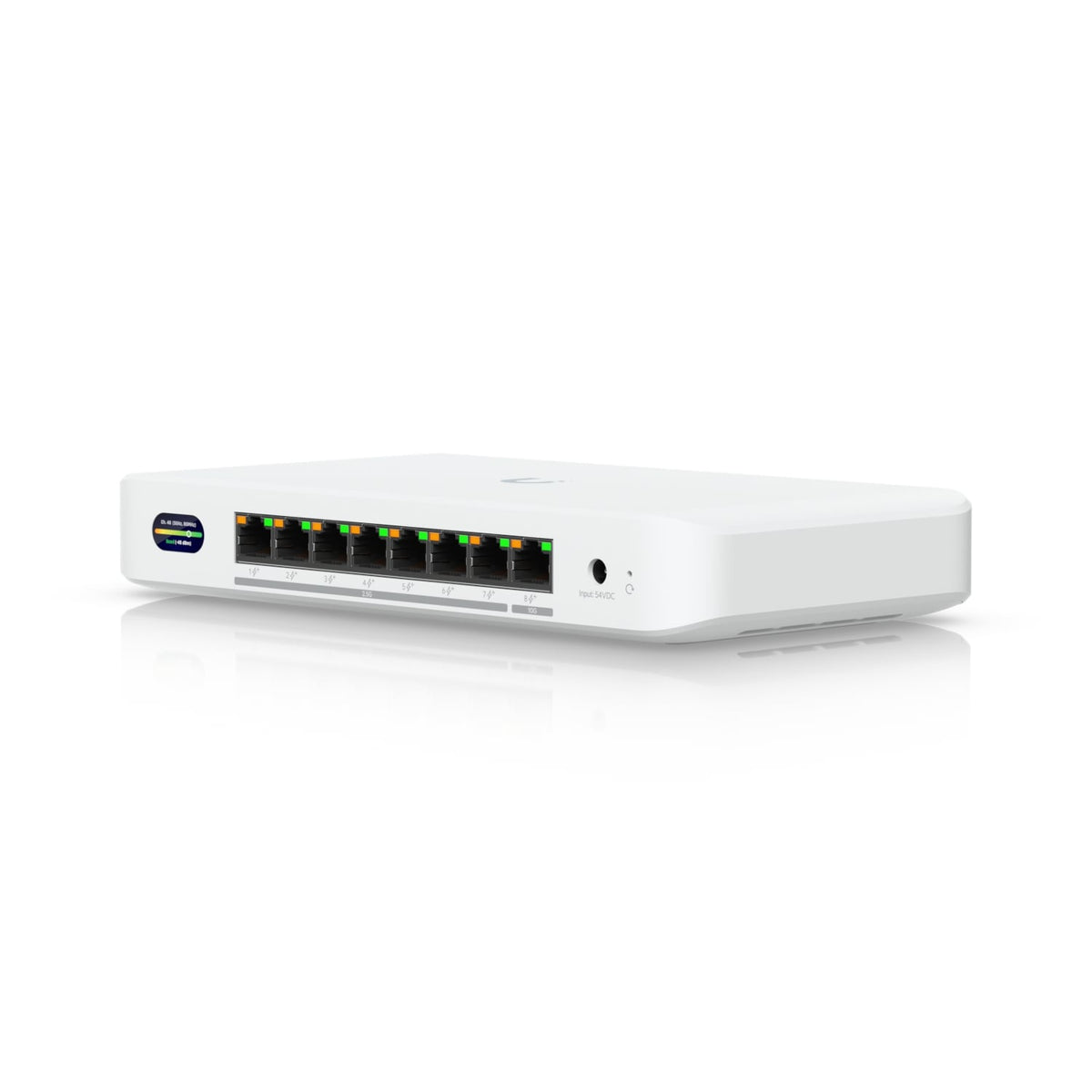 Ubiquiti Device Bridge Switch, Compact PoE+ Switch* (1) 10 GbE Port, (7) 2.5 GbE Ports, 6 GHz, WiFi 7 Integrat