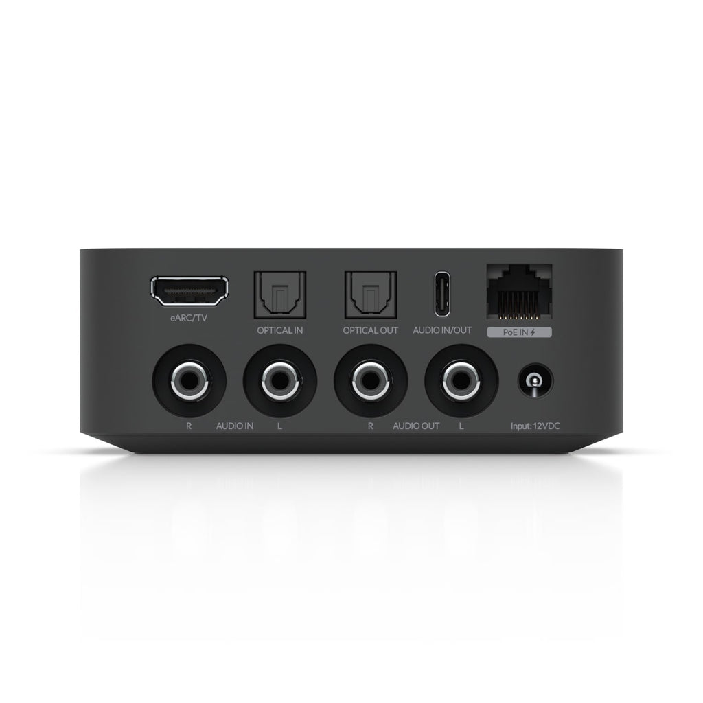 Ubiquiti Unifi PoE Audio Port - Digital Music Streamer (Black) Ubiquiti