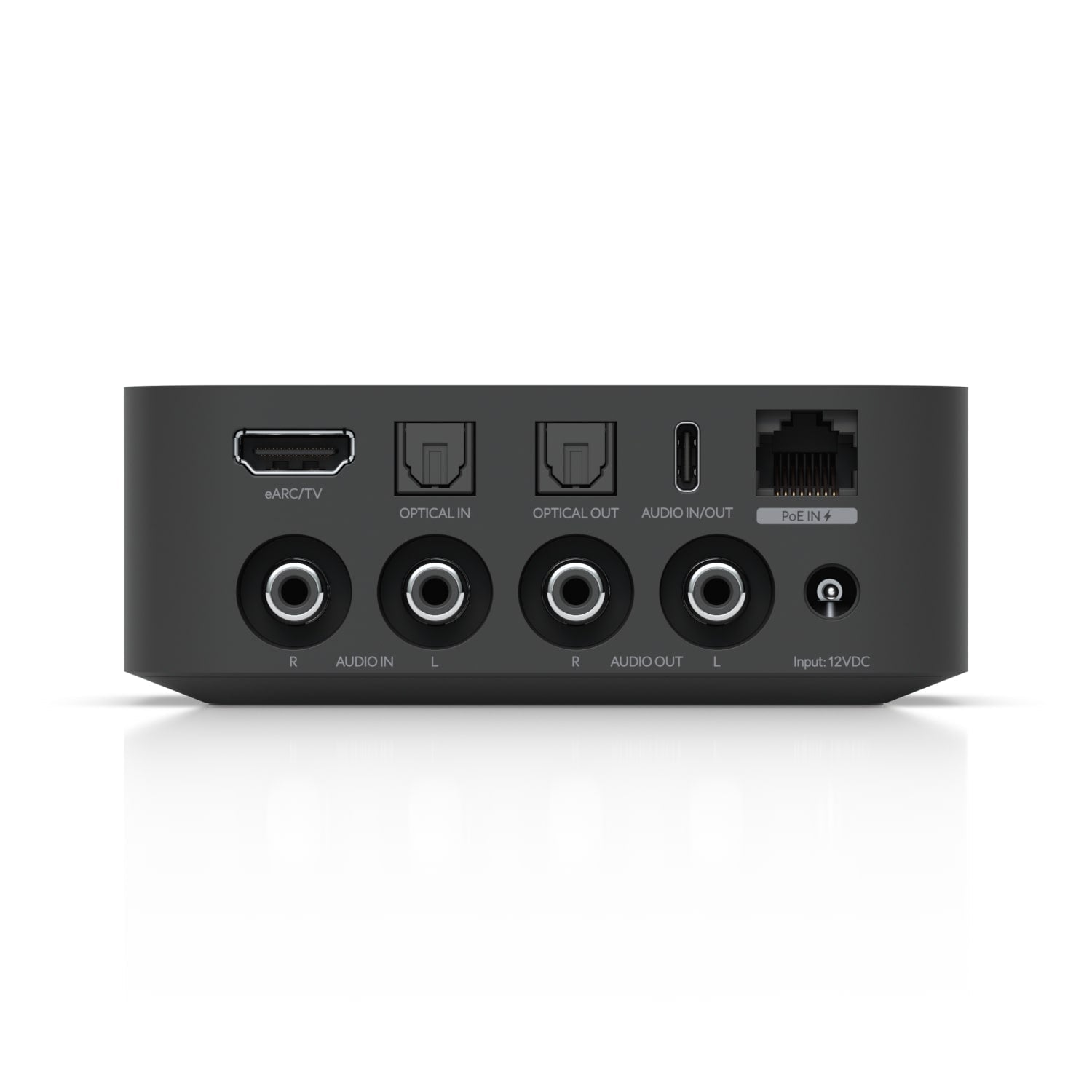 Ubiquiti Unifi PoE Audio Port - Digital Music Streamer (Black) Ubiquiti