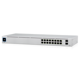 Ubiquiti UniFi 16-port Managed Gigabit Switch - 8x PoE+ Ports, 8x Gigabit Ethernet Ports, 2x SFP , 42W, Touch