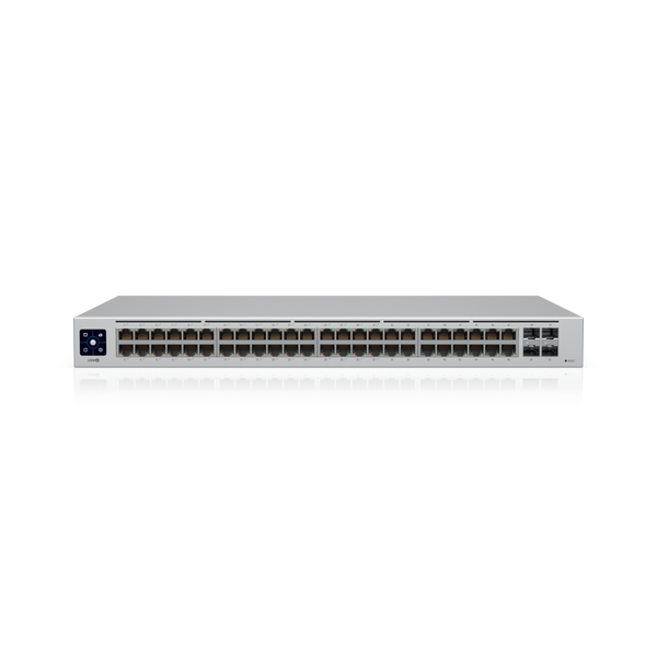 Ubiquiti UniFi USW-48-POE 48-Port PoE+ Gigabit Switch - Silent Ubiquiti