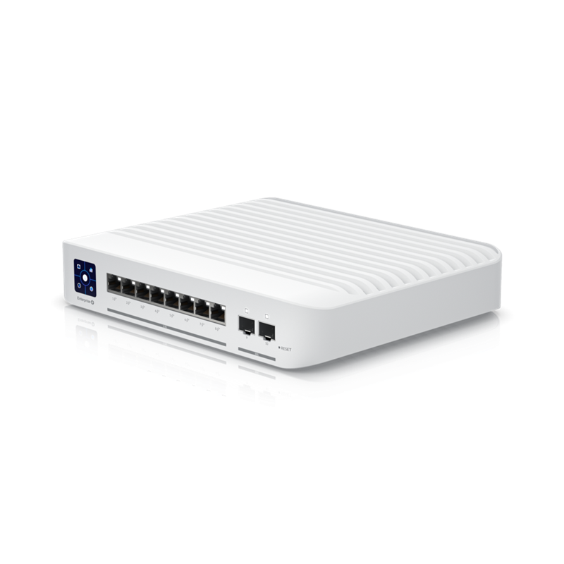 Ubiquiti Switch Enterprise 8-port PoE+ 8x2.5GbE, Ideal For Wi-Fi 6 AP, 2x 10g SFP+ Ports For Uplinks - USW-Enterprise-8-PoE