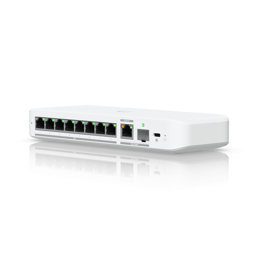 UniFi Flex 2.5G 8-Port Multi-Gig Switch | USB-C or PoE+ Ubiquiti