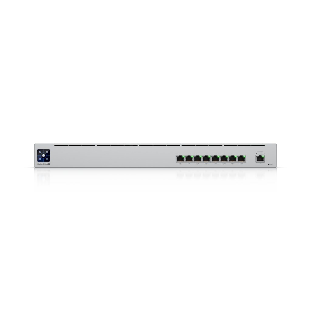 Ubiquiti UniFi Mission Critical: Smart 8-Port PoE Switch with Battery Backup Ubiquiti