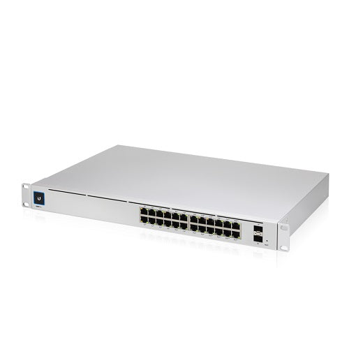 Ubiquiti UniFi 24 port Managed Gigabit Layer2 & Layer3 Switch, Auto-sensing 802.3at PoE+ & 802.3bt P - USW-PRO-24-POE