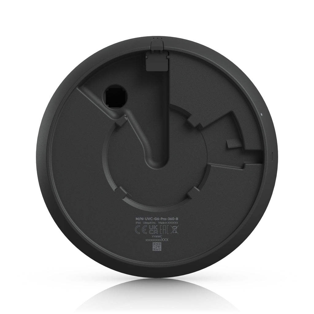 Ubiquiti G6 Pro 360 Black: 12MP 360° Outdoor PoE Security Camera Ubiquiti