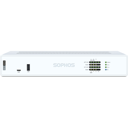 Sophos XGS 108 Security Firewall Appliance, Desktop, FW 12.5G, TP 2.5G, VPN 8.25G, 6x2.5GbE, 1xSFP. XG108Z00ZZ