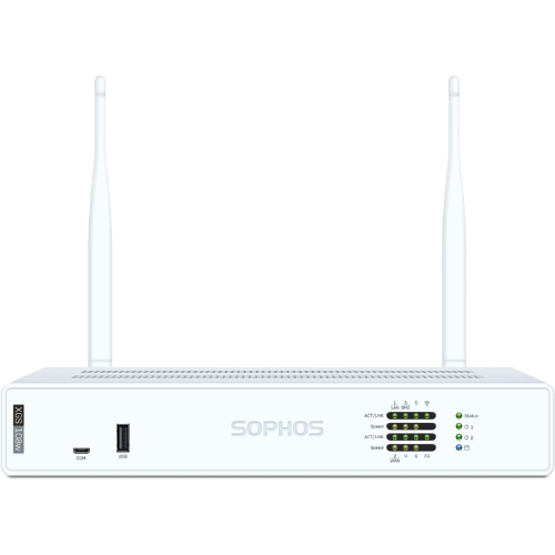 Sophos XGS 108w Security Firewall Appliance, Desktop, Wi-Fi 6, FW 12.5G, TP 2.5G, VPN 8.25G, 6x2.5GbE, 1xSFP.