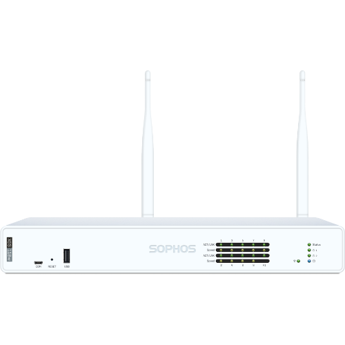 Sophos XGS 118w Security Firewall Appliance, Desktop, Wi-Fi 6, FW 15.5G, TP 3.25G, VPN 13G, 6x2.5GbE, 1xSFP. X