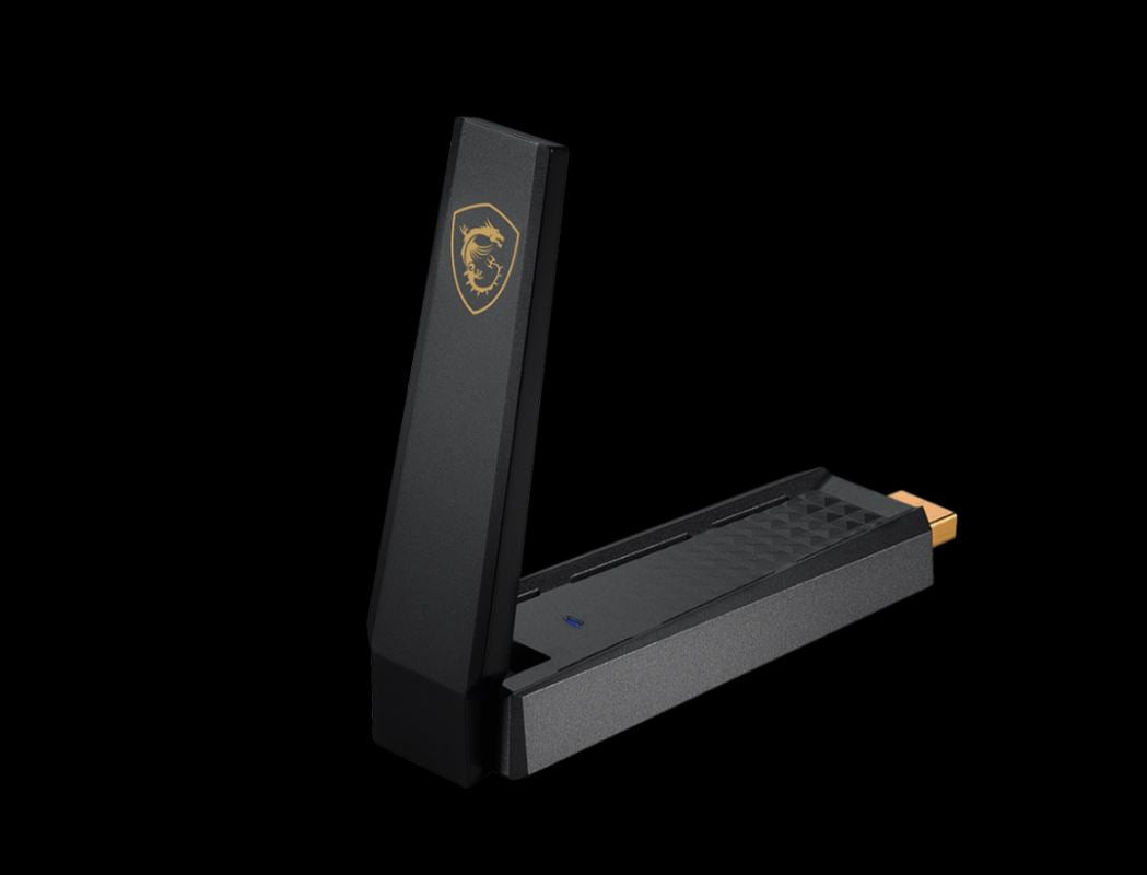 MSI AXE5400 WiFi 6E USB Adapter | Super Fast Tri-Band Internet