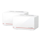 TP-LINK Mercusys Halo H37BE(2-pack) BE6500 Whole Home Mesh Wi-Fi 7 System, 688 Mbps at 2.4 GHz, 5760 Mbps at 5