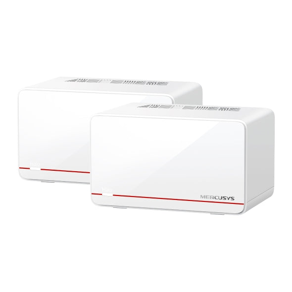TP-LINK Mercusys Halo H37BE(2-pack) BE6500 Whole Home Mesh Wi-Fi 7 System, 688 Mbps at 2.4 GHz, 5760 Mbps at 5