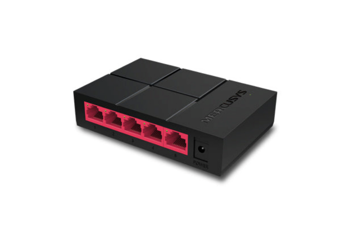 Mercusys MS105G 5-Port Gigabit Desktop Switch - Easy Plug & Play 