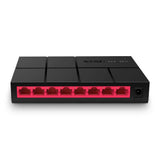 TP-LINK Mercusys MS108G 8-Port Gigabit Desktop Switch, 8x Gigabit Ports, Compact Design, Plug N Play, Green Et