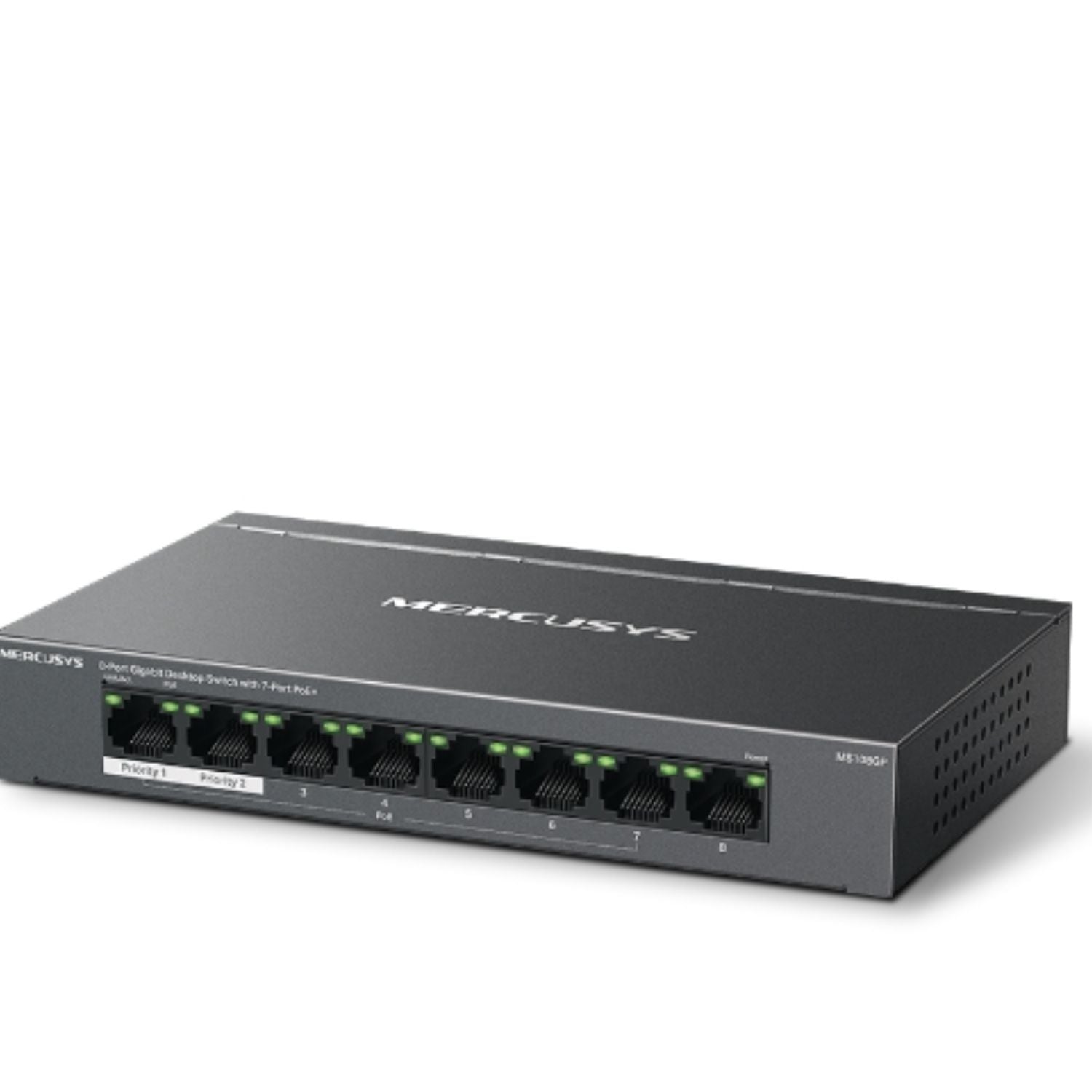 Mercusys MS108GP 8-Port Gigabit PoE+ Desktop Switch with 7 PoE+ Ports