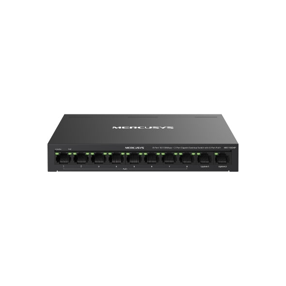 Mercusys MS110CMP 8-Port PoE+ Switch with 2 Gigabit Uplink Ports