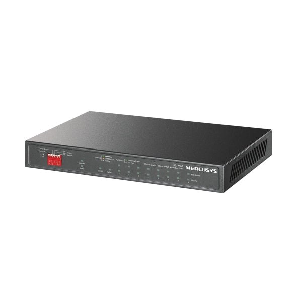 TP-LINK Mercusys MS110CMP 8-Port 10/100 Mbps + 2-Port Gigabit Desktop Switch with 8-Port PoE+ MS110GMP