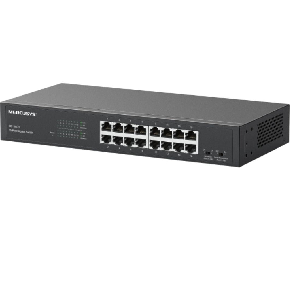 Mercusys MS116GS 16-Port Gigabit Network Switch - Plug & Play TP-LINK