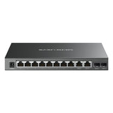 TP-LINK Mercusys MS126CP 24-Port 10/100 Mbps + 2-Port Gigabit Rackmount Switch with 24-Port PoE+