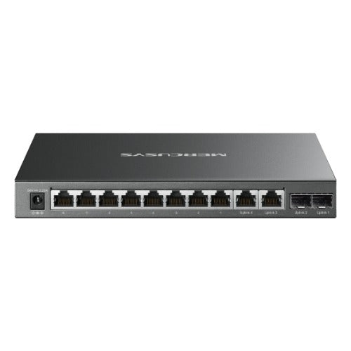 TP-LINK Mercusys MS126CP 24-Port 10/100 Mbps + 2-Port Gigabit Rackmount Switch with 24-Port PoE+