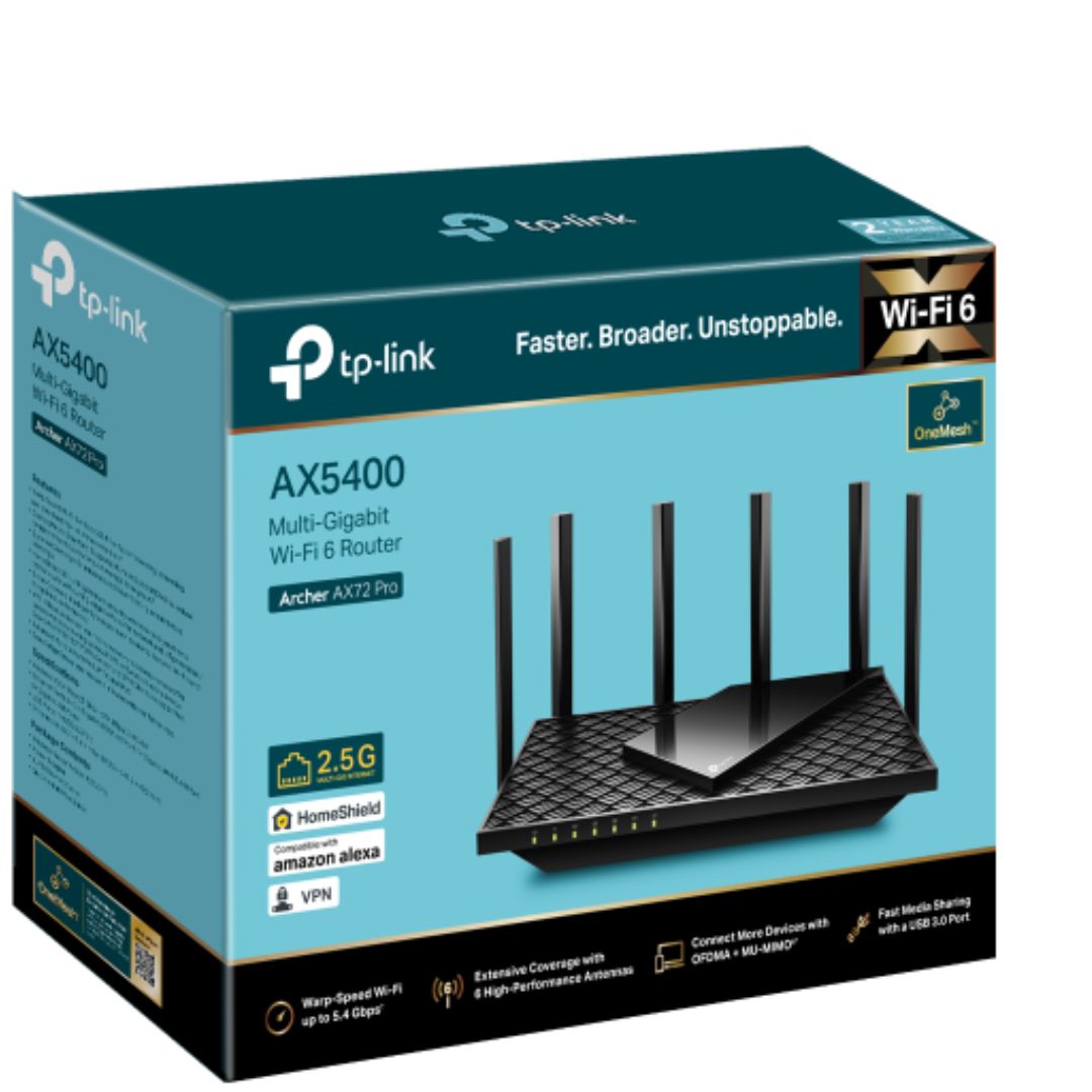 Ultra-Fast Wi-Fi 6 Router for 8K Streaming & 100+ Devices TP-LINK
