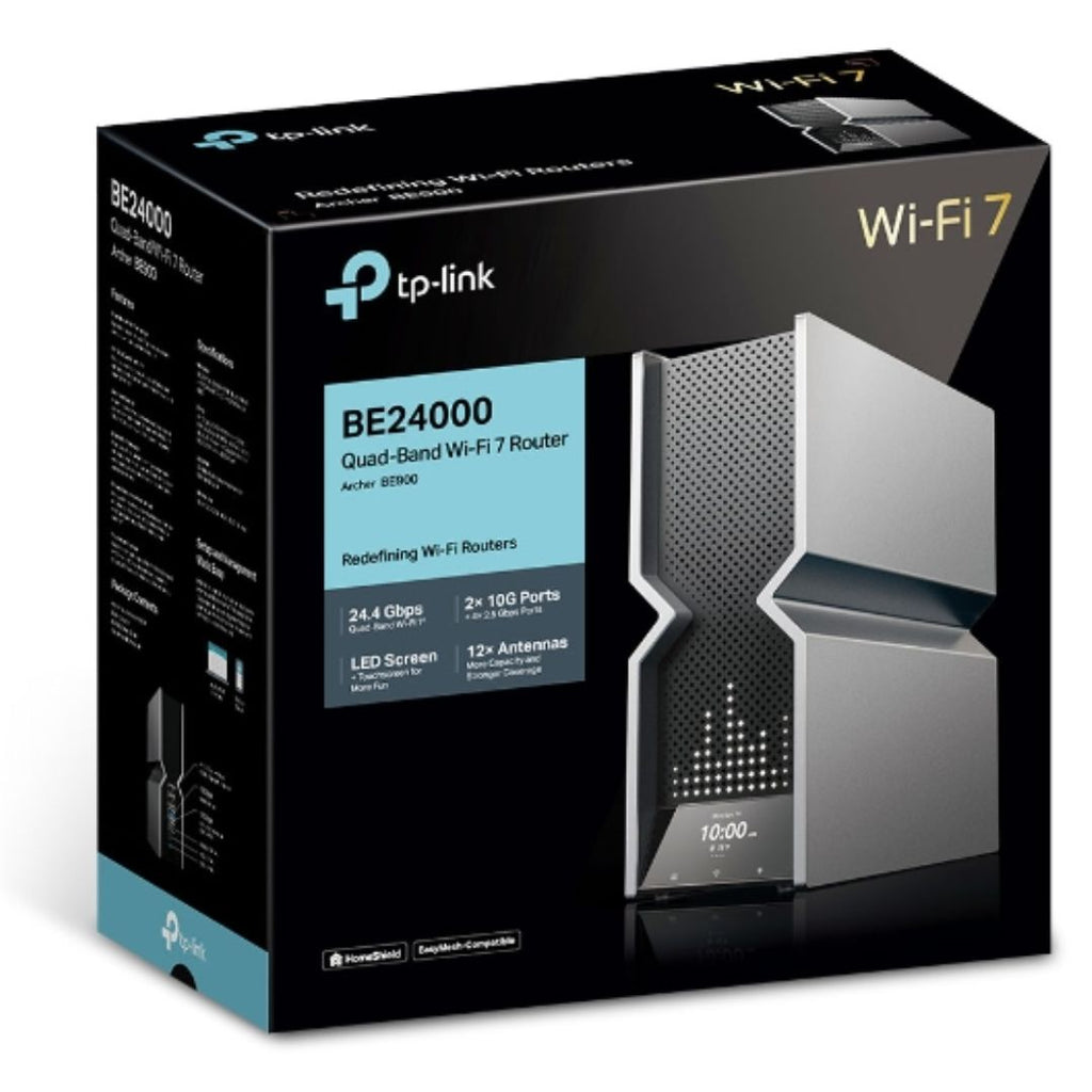 TP-Link Archer BE900 Wi-Fi 7 Router | Ultimate 24.4 Gbps Quad-Band Speed